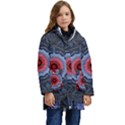 Art Robots Artificial Intelligence Technology Kid s Hooded Longline Puffer Jacket View1