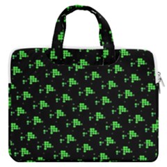 Pixels Macbook Pro 13  Double Pocket Laptop Bag by Sparkle