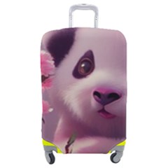 Panda Endangered Protected Bamboo National Treasure Luggage Cover (medium) by Pakemis