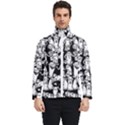 Graffiti Spray Can Characters Seamless Pattern Men s Bomber Jacket View1