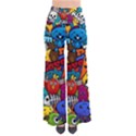 Graffiti Characters Seamless Pattern So Vintage Palazzo Pants View1