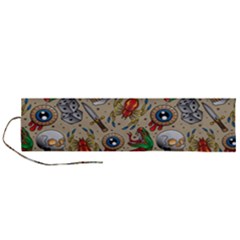 Tattoo Pattern Roll Up Canvas Pencil Holder (l) by Pakemis