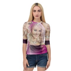 Beauty Quarter Sleeve Raglan Tee