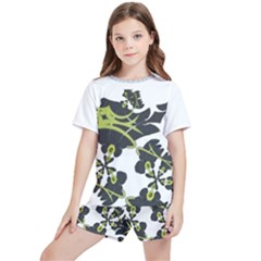 Im Fourth Dimension Amf Kids  Tee And Sports Shorts Set by imanmulyana