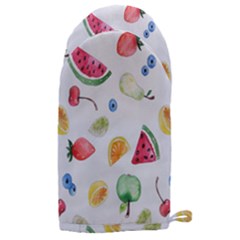 Fruit Summer Vitamin Watercolor Microwave Oven Glove by artworkshop