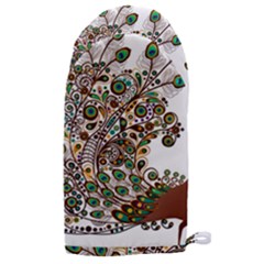 Peacock Graceful Bird Animal Microwave Oven Glove by artworkshop