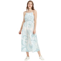 Blue 2 Zendoodle Boho Sleeveless Summer Dress by Mazipoodles
