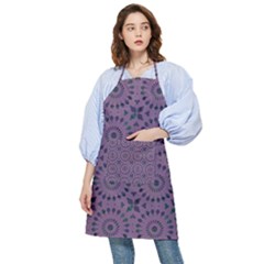 Kaleidoscope Scottish Violet Pocket Apron by Mazipoodles