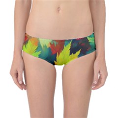 Leaves Foliage Autumn Nature Forest Fall Classic Bikini Bottoms by Uceng