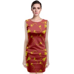 Background Pattern Texture Design Classic Sleeveless Midi Dress by Ravend