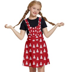 White Christmas Tree Red Kids  Apron Dress by TetiBright