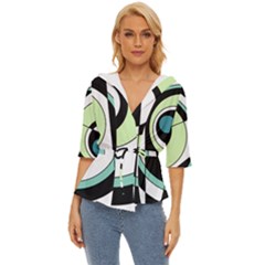 Abstraction 73 Lightweight Drawstring Hooded Top by Mazipoodles