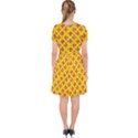 Flowers Shapes on yellow Adorable in Chiffon Dress View2