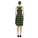 Circles And Ovals on green Racerback Midi Dress View2