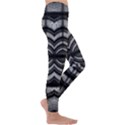 Abstract Geometric Collage Pattern Kids  Lightweight Velour Leggings View3