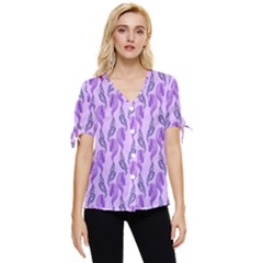 Unicorn Butterfly Bow Sleeve Button Up Top by Sparkle