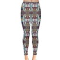 Multicolored Ornate Decorate Pattern Inside Out Leggings View3