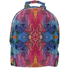 Firey Repeats I Mini Full Print Backpack by kaleidomarblingart