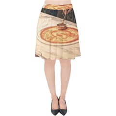 Let`s Make Pizza Velvet High Waist Skirt by ConteMonfrey