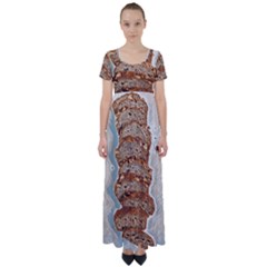 Bread Is Life - Italian Food High Waist Short Sleeve Maxi Dress by ConteMonfrey