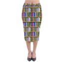 Books On A Shelf Velvet Midi Pencil Skirt View1