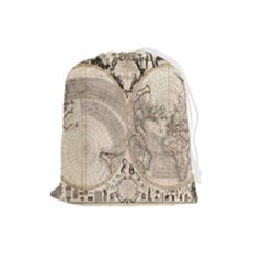 Mapa Mundi - 1774 Drawstring Pouch (large) by ConteMonfrey