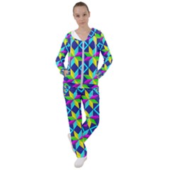 Colorful Stars Pattern                                                                   Women s Tracksuit by LalyLauraFLM