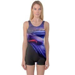 Betta Fish Photo And Wallpaper Cute Betta Fish Pictures One Piece Boyleg Swimsuit by StoreofSuccess