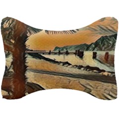 End Of The Day On The Lake Garda, Italy  Seat Head Rest Cushion by ConteMonfrey