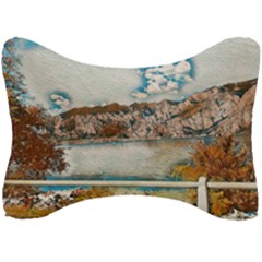 Side Way To Lake Garda, Italy  Seat Head Rest Cushion by ConteMonfrey