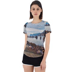 Ducks On Gardasee Back Cut Out Sport Tee by ConteMonfrey