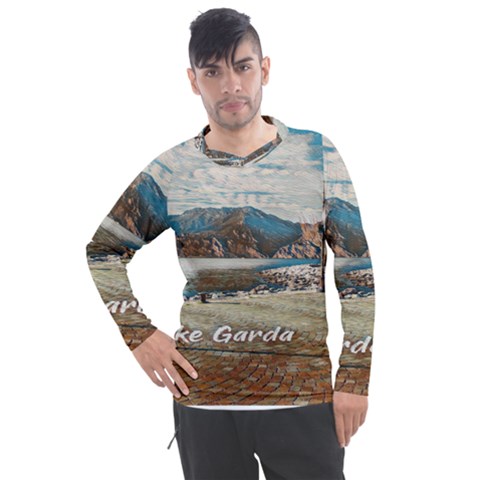 Calm Day On Lake Garda Men s Pique Long Sleeve Tee by ConteMonfrey