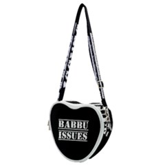 Babbu Issues - Italian Daddy Issues Heart Shoulder Bag by ConteMonfrey