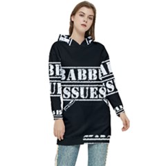 Babbu Issues - Italian Daddy Issues Women s Long Oversized Pullover Hoodie by ConteMonfrey