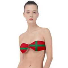 Bornholm Denmark Flag Classic Bandeau Bikini Top  by tony4urban