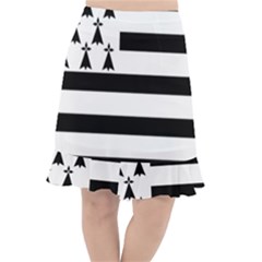 Brittany Flag Fishtail Chiffon Skirt by tony4urban