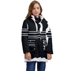 Basel Stadt Kid s Hooded Longline Puffer Jacket by tony4urban