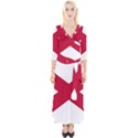 Anglo Irish Flag Quarter Sleeve Wrap Maxi Dress View1