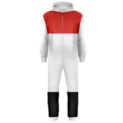 Kujawsko-pomorskie Flag Hooded Jumpsuit (men) by tony4urban