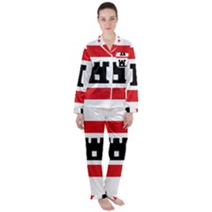 Drenthe Flag Women s Long Sleeve Satin Pajamas Set	 by tony4urban