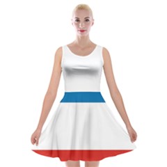 Crimea Flag Velvet Skater Dress by tony4urban