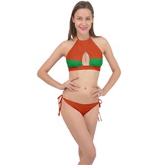 Belarus Cross Front Halter Bikini Set by tony4urban