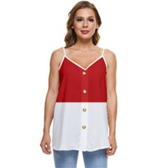 Monaco Casual Spaghetti Strap Chiffon Top by tony4urban