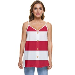 Eindhoven Flag Casual Spaghetti Strap Chiffon Top by tony4urban