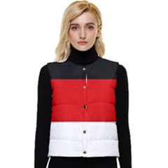 Berlin Old Flag Women s Short Button Up Puffer Vest by tony4urban