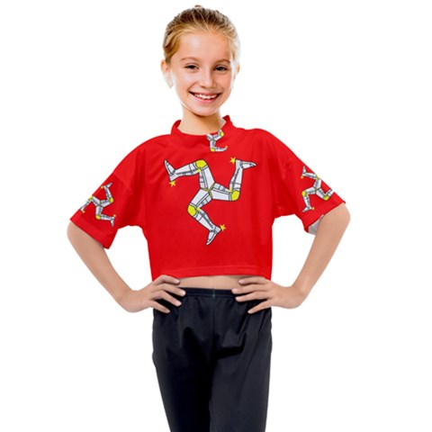 Isle Of Man Kids Mock Neck Tee by tony4urban