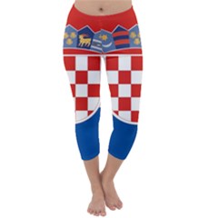 Croatia Capri Winter Leggings  by tony4urban