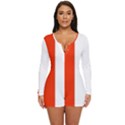 Derry Flag Long Sleeve Boyleg Swimsuit View1