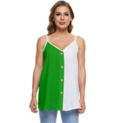 Fermanagh Flag Casual Spaghetti Strap Chiffon Top by tony4urban