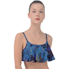 Oceanenia Frill Bikini Top by PollyParadiseBoutique7